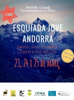 ESQUIADA JOVE DEL 23 AL 25 DE MARÇ