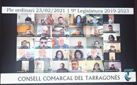 SESSIO PLENÀRIA DEL CONSELL COMARCAL DEL TARRAGONÈS 23 DE FEBRER DE 2021
